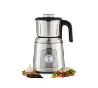 GEEPAS Wet & Dry Mixer Grinder | Electric Coffee Grinder for Dry Spices Chutney’s & Curries, Stainless Steel Housing | Safety Lock 2 Speed with Pulse Detachable Body Jar | 2 Year Warranty 600W Silver