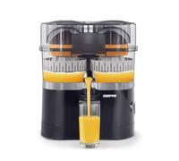 Geepas Electric Dual Head Citrus Juicer Machines Built-in Slicer in Black Geepas Black