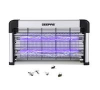 GEEPAS Electric Insect Killer Powerful UV Fly Zapper for Flies, Moth, Mosquitoes & Wasps For Indoor Use | 70m² Coverage | Removable Washable Tray | Chemical-Free Pest Control | Bug Catcher, 30W