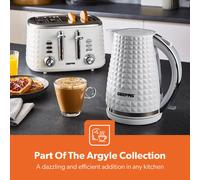 GEEPAS Electric Jug Kettle 1.7L Cordless Textured Design Auto Shut Off 2200W