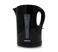 GEEPAS Electric Kettle | 1.7L Cordless Fast Boil Jug Kettle for Hot Water Tea or Coffee | Boil Dry Protection & Auto Shut Off | Illuminated Switch, Cord Storage | 1 Year Warranty, 2200W Black