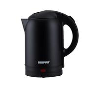 GEEPAS Electric Kettle | 1.8L Cordless Stainless Steel Jug Kettle with LED Indicator for Hot Water Tea Coffee | Boil Dry Auto Shut Off Water Gauge | Swivel Base with Auto Lid Open | 1800W Matte Black