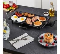 GEEPAS Teppanyaki Grill Smokeless Non-Stick Adjustable Temp Indoor BBQ