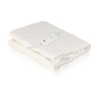 Geepas Electric Under Blanket King Heated Control Fitted Bed 3 Heat Settings 137 x 165 cm in White Geepas White 137 x 165 cm