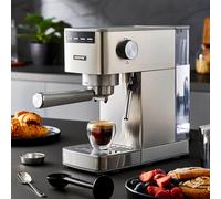 Premium 20-Bar Espresso & Cappuccino Maker (Platinum Series) Geepas Light Grey One Size