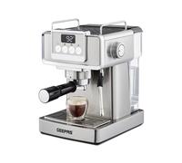 GEEPAS Espresso Coffee Machine with Milk Frother, 20 Bar Pressure | 1.8L Detachable Water Tank, Stainless Steel Housing | 1465W, Grey