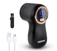 GEEPAS Lint Remover De Bobbler for Clothes Fabric Shaver Battery Operated Black