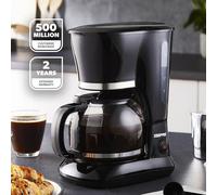 Geepas 1.5L Filter Coffee Machine 800W Coffee Maker for Instant Coffee