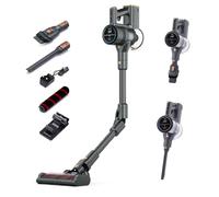 GEEPAS Flex Cordless Vacuum Cleaner 240V | Handheld Stick Bendable Wand for Carpet Hard Floor Sofa | 33Kpa LED Display HEPA Filter Motorised Brush Wall Mounted 55Mins Runtime | 2 Year Warranty 400W