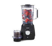 GEEPAS Food Jug Blender |1.8L Smoothie Maker & 60G Spice Mill 600W Black