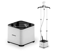 GEEPAS Garment Steamer | Upright Clothes Steamer 45s Quick Heat-up | 11 Steam Modes,1.3L Water Tank | KILLS GERMS & Fast Wrinkle Removal, Suitable for all Fabrics | 2 Year Warranty 2000W White