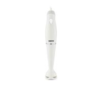 Geepas Hand Blender | Food Collection Hand Blender, Soup Mixer with Stainless Steel Blades | Ideal for Smoothies Shakes Vegetables Baby Food Soup| Anti-Splash | 2 Year Warranty, 180W, White