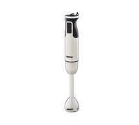 Geepas 800W Hand Blender | Handheld Immersion Blender, Food Collection Stick Blender with Stainless Steel Blades for Making Baby Food Soup Sauce Puree | 12 Blending Speed & Turbo, Silver