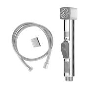 Geepas Hand Held Toilet Bidet Sprayer Muslim Shattaf Bathroom Spray Kit