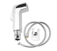 Geepas Hand Held Toilet Bidet Sprayer Water Hose & Mounted Sprayer Holder Included in Silver Geepas Silver