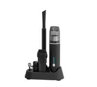 GEEPAS Handheld Car Vacuum Cleaner | 4-in-1 Cordless Portable Upright Stick Vacuum Blower Inflator Deflator | HEPA Filter Compact Lightweight Rechargeable Charging Base 30min Runtime Powerful Suction