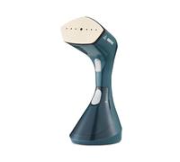 GEEPAS Handheld Clothes Steamer | 2-in-1 Travel Garment Steamer Steam Iron | 30g/min Powerful Stream Ceramic Soleplate 250ml Water Tank | Wrinkle Remover 25s Fast Heat-up | 2 Year Warranty 1960W Green