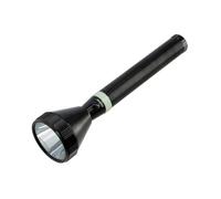 GEEPAS Handheld LED Flashlight | 800 Lumen Super Bright Powerful 1500mAh Battery USB Rechargeable | 6H Runtime Single Mode | CREE Water Proof Torch for Power Cuts Emergency Camping Hiking Outdoor