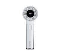 Geepas Handheld Rechargeable Fan 2 Speeds, 4Hr Run Time, White