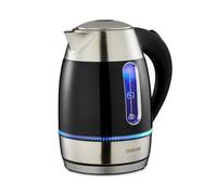 GEEPAS Illuminating Electric Kettle | 1.7L Cordless Stainless Steel Jug Kettle | Rapid Boil for Hot Water Tea Coffee | Boil Dry Protection Auto Shut Off | Swivel Base with Auto Lid Open | 2200W
