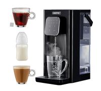 GEEPAS Instant Water Dispenser 2.6KW | Strix Filter 2.5L Tank | Adjustable Temp (45/65/85) & Volume | Removable Drip Tray Rapid Boil Hot Water