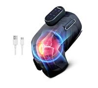 GEEPAS 2-in-1 Knee and Calf Leg Massager with Heat | Air Compression, Squeezing & Scraping Modes | LCD Touch Panel Adjustable Massage & Temperature Settings | For Pain Relief, Circulation & Relaxation