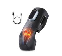 GEEPAS 2-in-1 Knee and Calf Leg Massager with Heat | Air Compression, Squeezing & Scraping Modes | LCD Touch Panel Adjustable Massage & Temperature Settings | For Pain Relief, Circulation & Relaxation