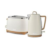 Geepas NordiQ Design 1.7L Kettle & Toaster Set 2 Slice Toaster in Cream Geepas Cream