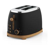 GEEPAS NordiQ 2 Slice Toaster 6 Browning Levels Defrost Reheat & Cancel 850W