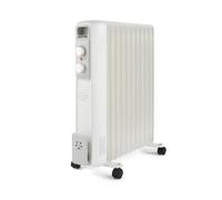 Electric Oil Filled Heater Radiator 11 fin Portable Home Office Thermostat 2500W [EEK: A+]
