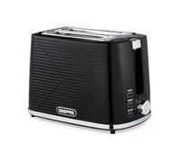 Geepas Opus 2 Slice Bread Toaster 7 Browning Control Auto Shut-Off, Black
