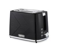 GEEPAS Opus 2 Slice Toaster | 7 Browning Levels Cancel Defrost Reheat | For Thin Small Bread Slice, Removable Crumb Tray Cool Touch Housing High Lift | Space-Saving Design | 2 Yr Warranty 900W Black