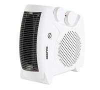 Geepas Portable Electric Floor Fan Heater Hot Cold Air Heating 2000W In White White