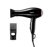 GEEPAS Powerful Hair Dryer 2000W | 3 Heat 2 Speed Cool Shot Function | Black
