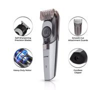 GEEPAS Professional Hair Clippers Cordless Beard Trimmer Hair Trimmer Clippers