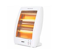 GEEPAS Quartz Halogen Heater Compact Energy Efficient 2 Heat 400W/800W | Safety Tip Over Switch, Low Running Cost, Portable Room Heater, Adjustable Temperature, Lightweight