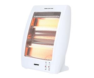 Geepas Quartz Halogen Heater Electric Heater 2 Heat Settings 400W/800W in White | Size: Single Geepas White Single