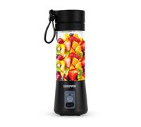Rechargeable Blender Smoothie Maker 330ML Fruit Mixer Mini Juicer Geepas Black One Size