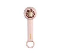 GEEPAS Rechargeable Fan | Mini Portable USB Fan for Travel Camping Office Outdoor Women Men | Handheld 1200mAh 2 Speeds, 4Hr Run Time | Ultra Quiet 125gm Lightweight Design | 2 Year Warranty Pink