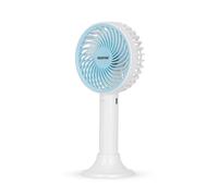 Hand Held Fan, Portable Handheld 3 Speeds Battery Operated Mini Fan Geepas Light Blue One Size