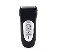 Geepas Rechargeable Men’s Electric Shaver with Pop-Up Trimmer | Double-Head Foil Razor with Titanium Mesh & Reflex Action System | Cordless Travel-Friendly Gift for Men Husband & Boys 2 Year Warranty