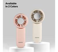 Geepas Rechargeable Mini Foldable Fan - Pack Of 2