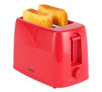Geepas 2 Slice Bread Toaster 6 Level Browning Control with Crumb Tray Small Slot in Red Geepas Red