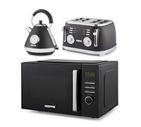 GEEPAS 23L Digital Microwave Oven, Kettle & Toaster Kitchen Combo Set (Kitchen Combo Set 6)