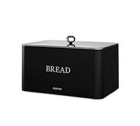 Bread Bin Metal Bread Box Storage Tin with Front Opening Drop Down Door