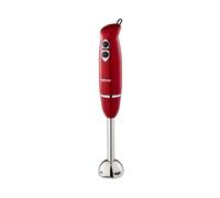 Geepas 400W Hand Blender | Handheld Immersion Blender, Food Collection Stick Blender with Stainless Steel Blades for Making Smoothies Baby Food Soup Sauce Puree | 2 Blending Speed | Red | Retrovive
