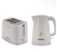 GEEPAS Skye Collection 1.7L Kettle & 2 Slice Bread Toaster Combo Set