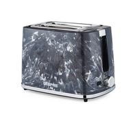GEEPAS Skye 2 Slice Toaster 7 Browning Cancel Defrost Reheat 900W Black | Removable Crumb Tray Cool Touch Housing High Lift Space-Saving Design