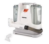 GEEPAS Portable Spot Cleaner | Stain Remover for Carpet Sofa Car Pet Beds Stairs Upholstery | Lightweight Compact Corded Dual Removable Tanks Powerful Suction 2 Cleaning Heads | 2 Year Warranty 400W