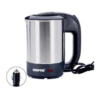 500ml Stainless Steel Travel Kettle DC 24V Geepas Silver One Size